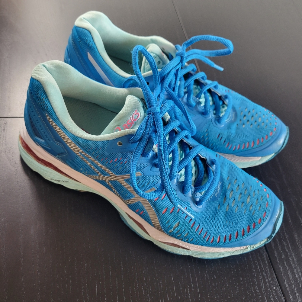 Asics Blue Athletic Running Shoes